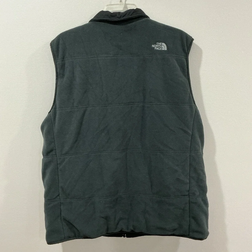 The North Face Men's Reversible Granola Vest Size XL Grey Black Gorpcore